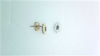 Earrings Woman Kate in Yellow Gold Zaffiro blu KATE ZIRC B/BL OV 1.50 G